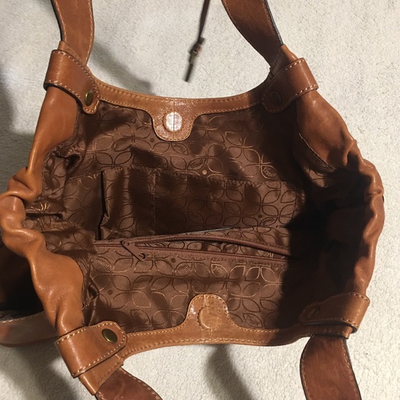 Fossil Leather Shoulder Purse - Picture 6 of 12